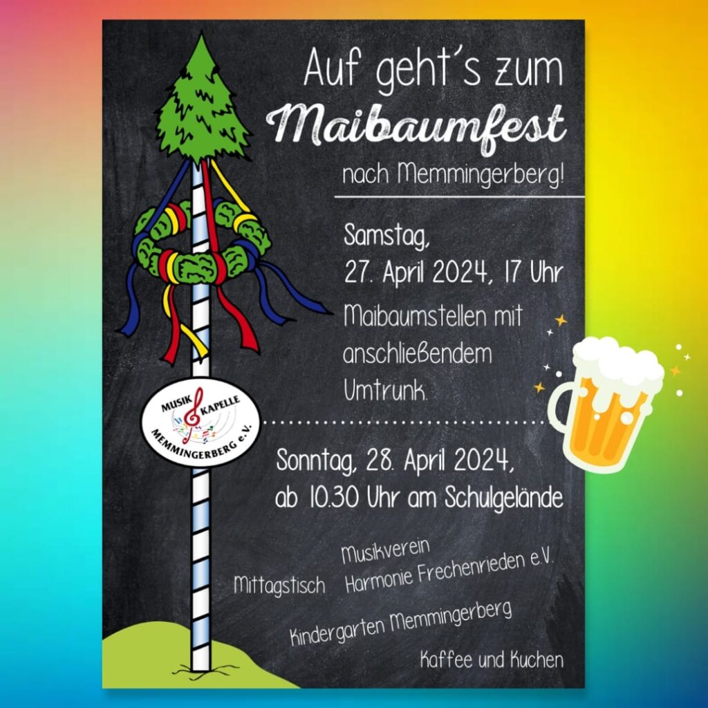 Maibaumfest in Memmingerberg 2024